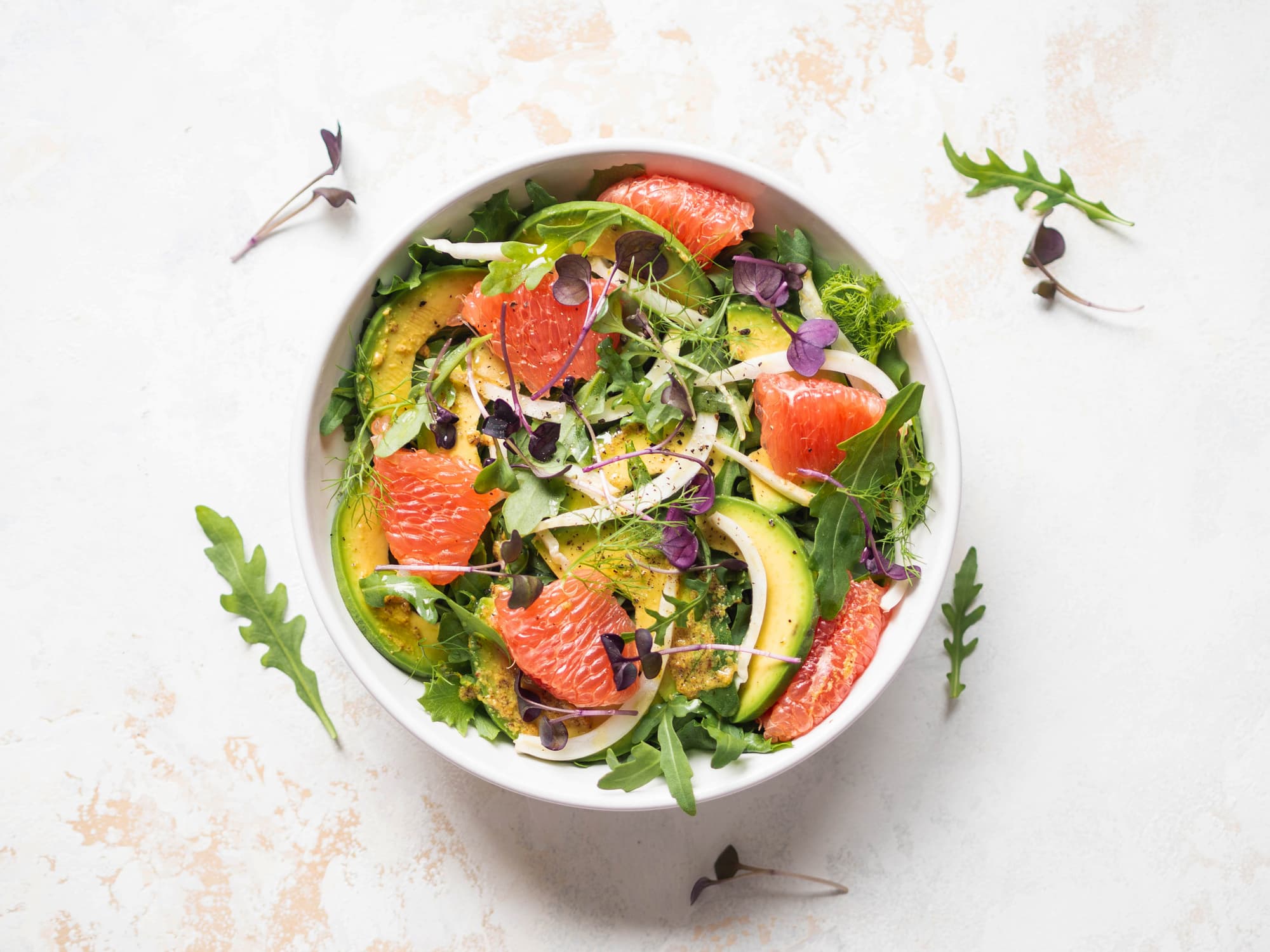 Quinoa, avocado and salmon salad