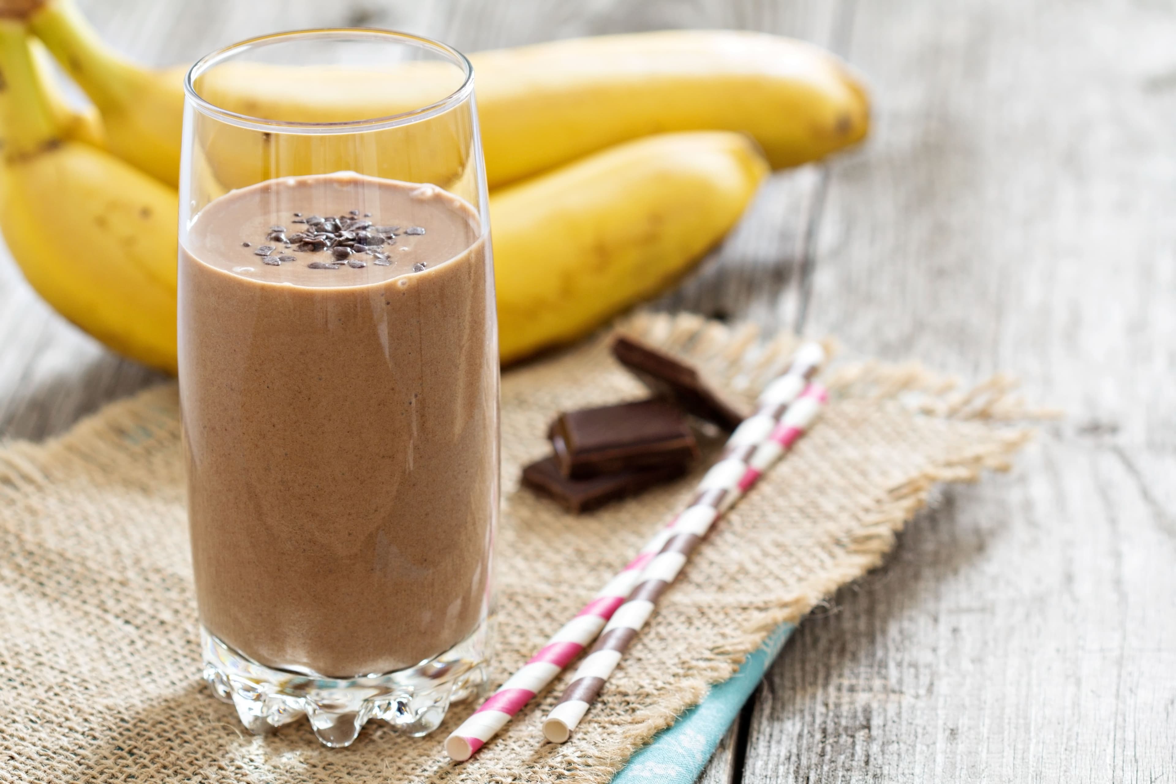 Banana and peanut butter smoothie